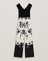 NALCO-Trousers-Bardot Knit Bodice Printed Tro- Ted Baker Romania